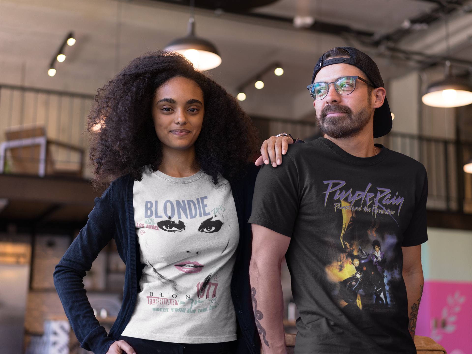 Blondie and Purple Rain lifestyle